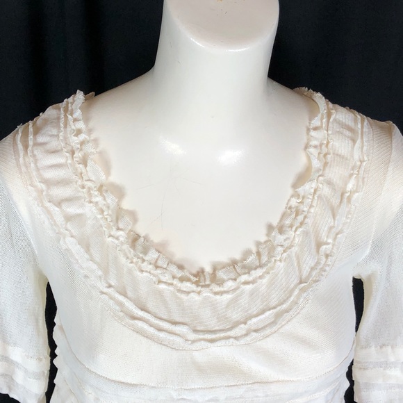 Vanessa Virginia Cream Lace Blouse G239 - Picture 2 of 7